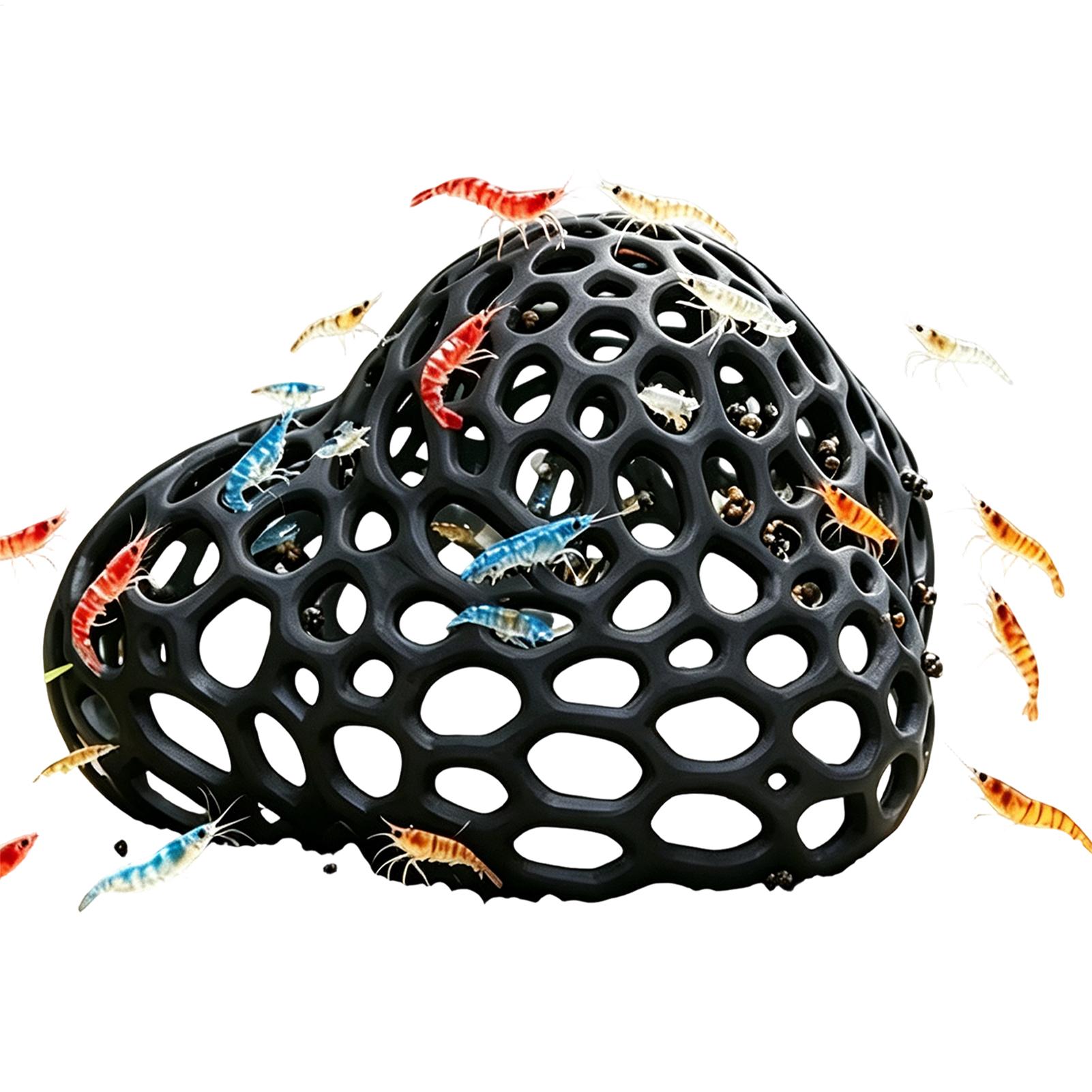 Aquarium Plants Live - Dome Shaped Aquarium Cave Multi-Hole Shrimp