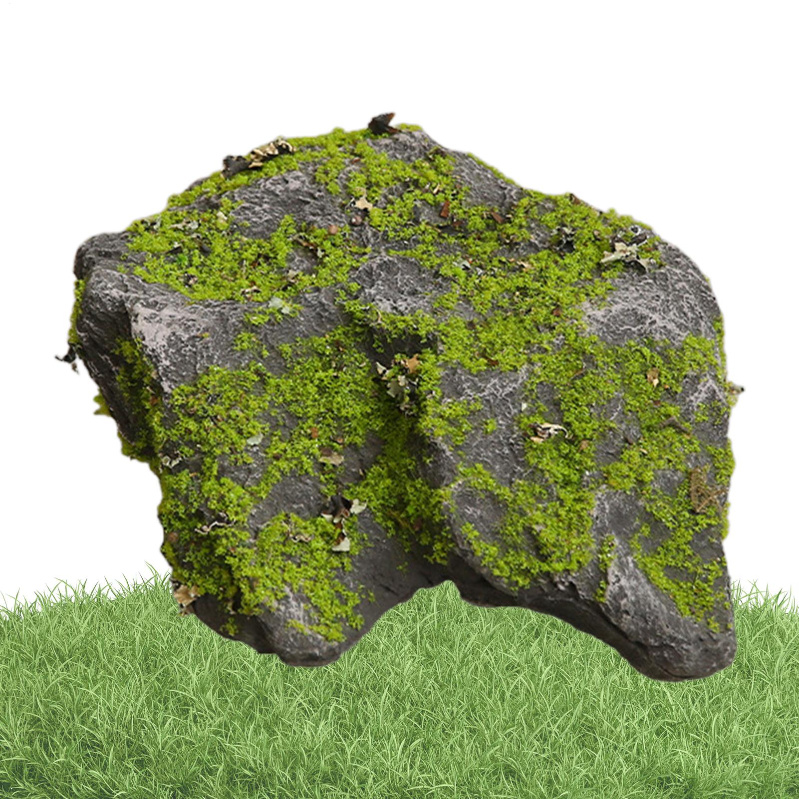 Aquarium Moss - Artificial Rock Realistic Moss Stone Decoration
