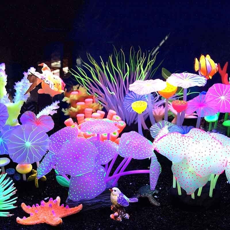 Silicone Glowing Landscape Art - огляд і ціна Live Plant Aquarium