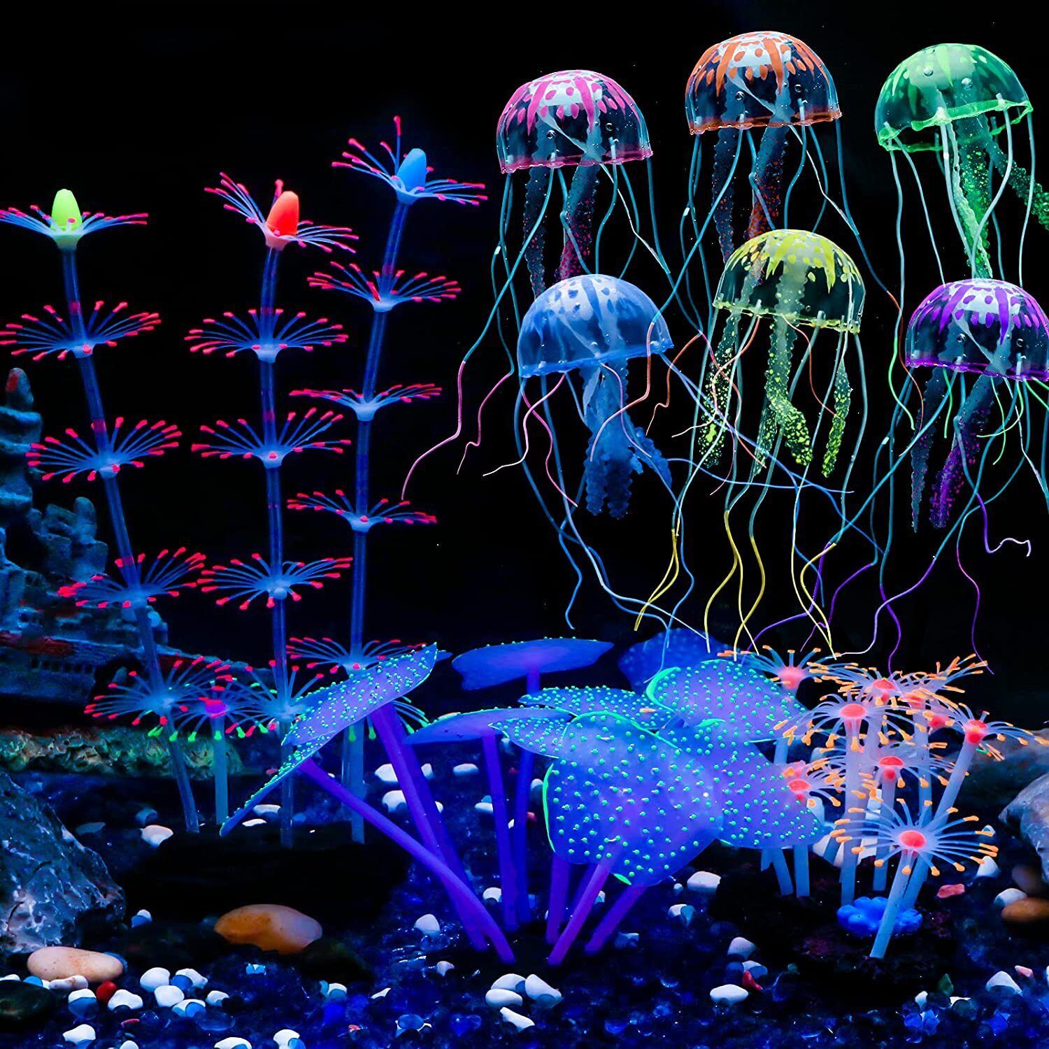 Silicone Glowing Landscape Art - огляд і ціна Live Plant Aquarium