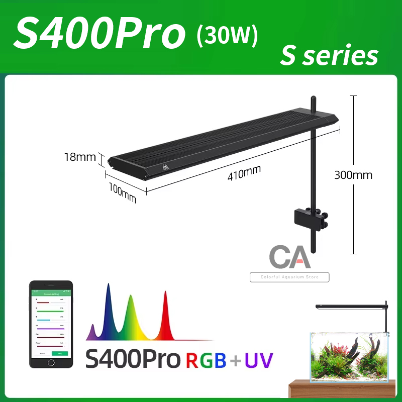 WEEK AQUA S Series RGB+UV Full - огляд і ціна Live Plant Aquarium