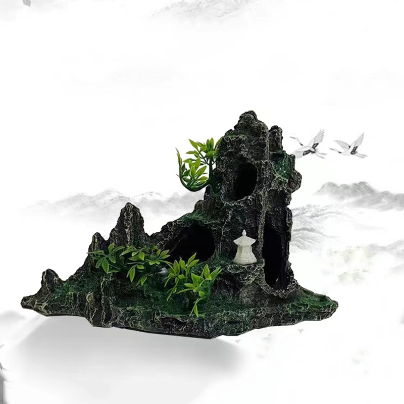 Resin Aquarium Rockery Mountai - огляд і ціна Aquarium Plant Substrate