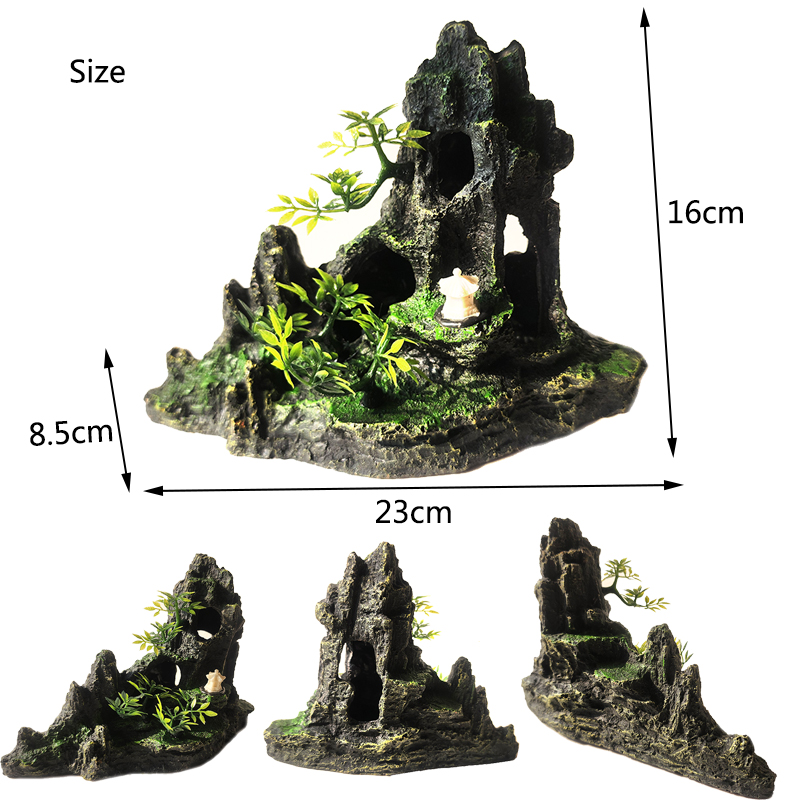 Resin Aquarium Rockery Mountai - огляд і ціна Aquarium Plant Substrate