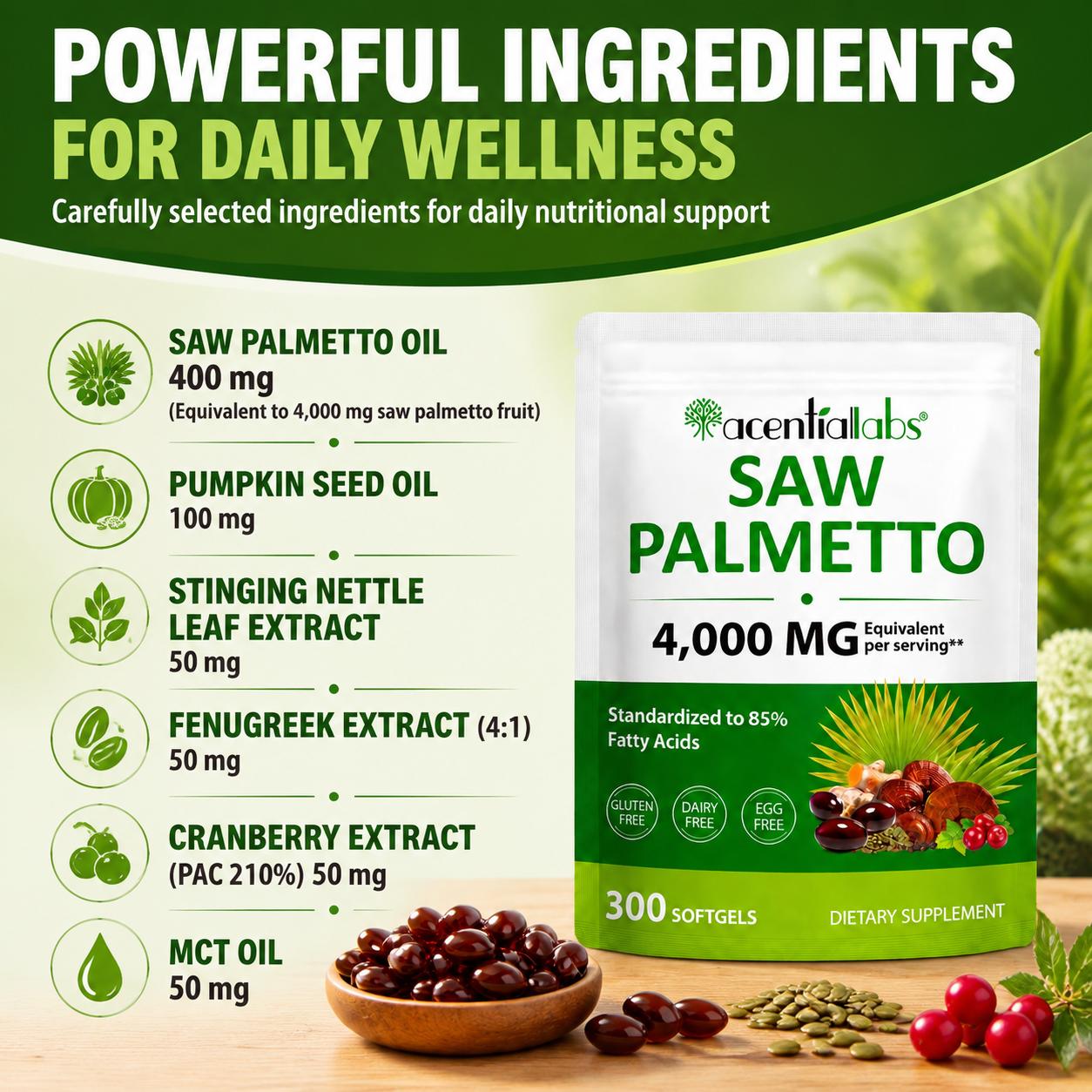 Saw Palmetto Softgels with 85% - огляд і ціна Planted Tank