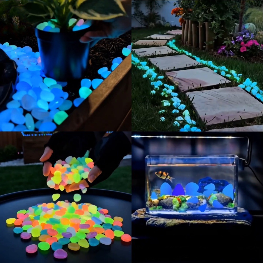 Colorful Glow In The Dark Lumi - огляд і ціна Plant Aquarium Pot