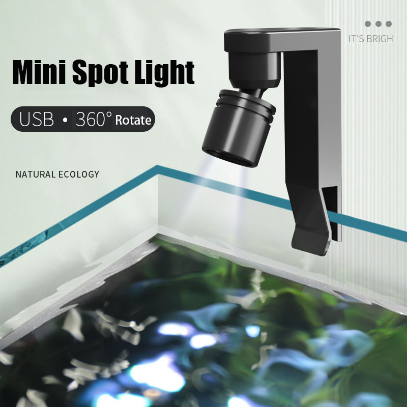 USB Clamp Light Waterproof Whi - огляд і ціна Aquarium Plant Light