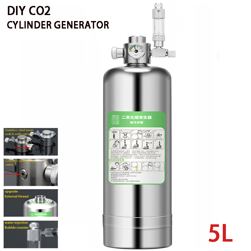 5L Aquarium CO2 Generator CO2  - огляд і ціна Aquarium Liquid Carbon