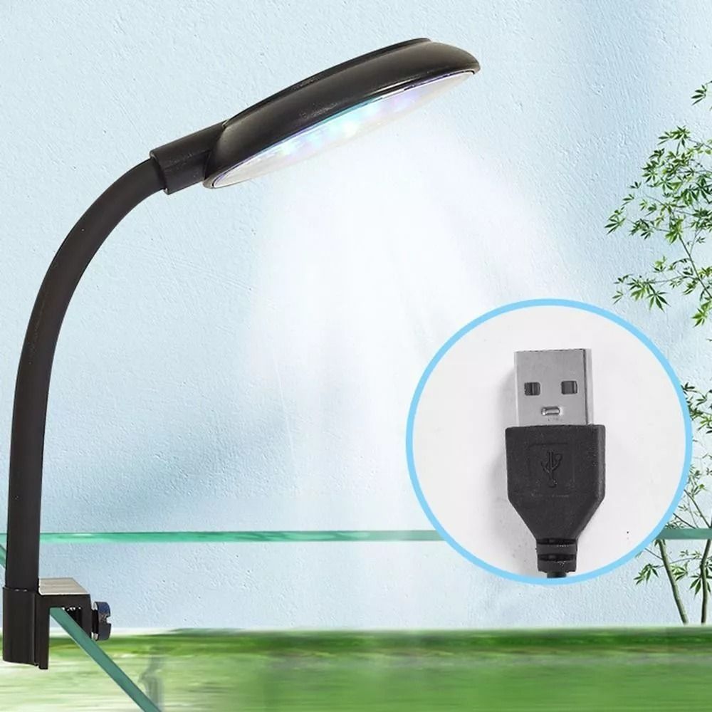 New Mini Fish Tank Clip Lamp 5 - огляд і ціна Live Plant Aquarium