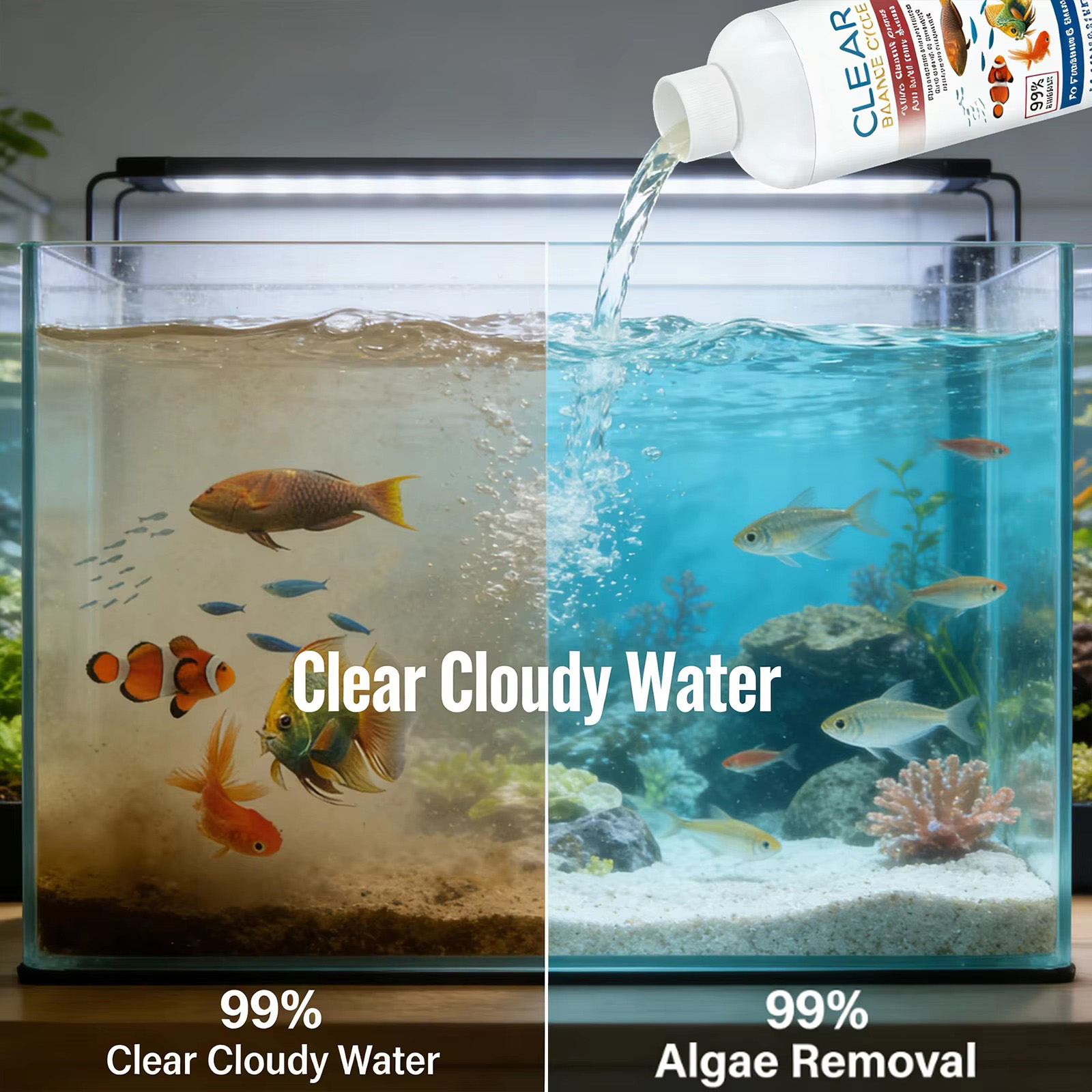 Fish Tank Water Purifier & Met - огляд і ціна Planted Aquarium Cleaning