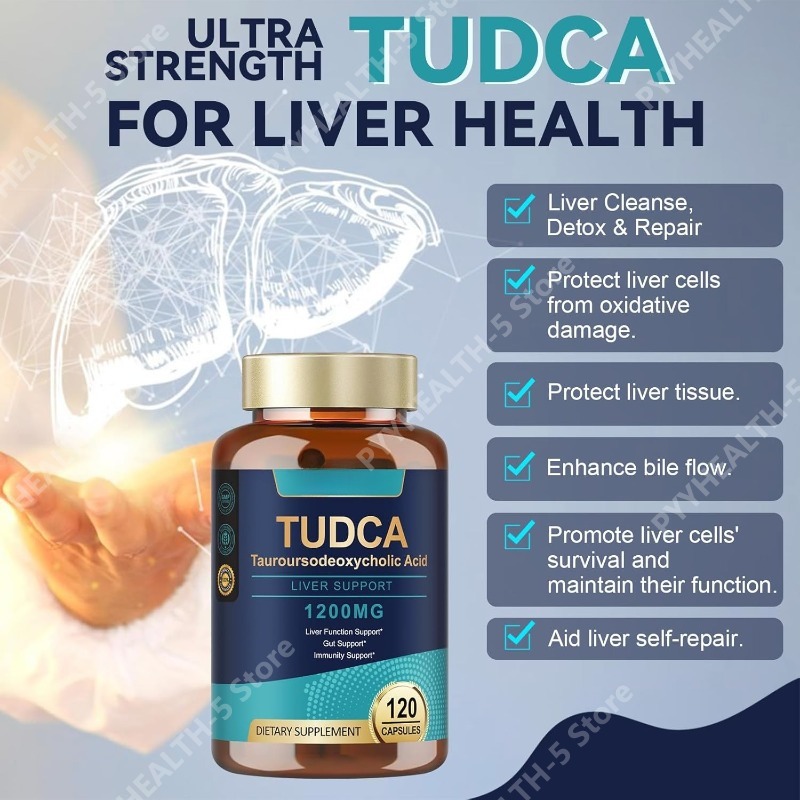 TUDCA Bile Salts, 120 Capsules - огляд і ціна Planted Tank