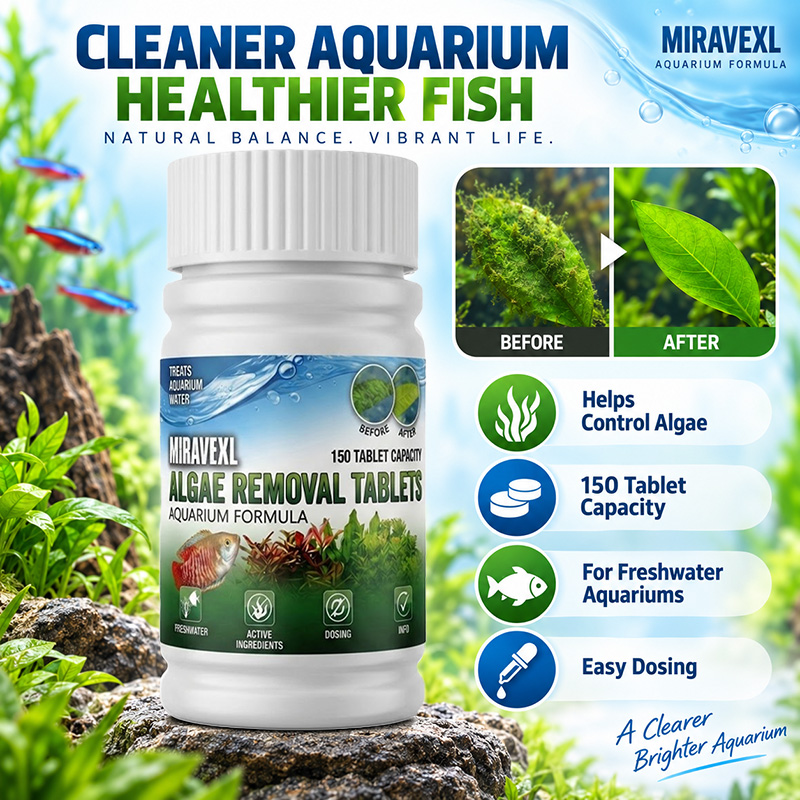 MIRAVEXL 150 Tablets Fish Tank - огляд і ціна Planted Aquarium Cleaning