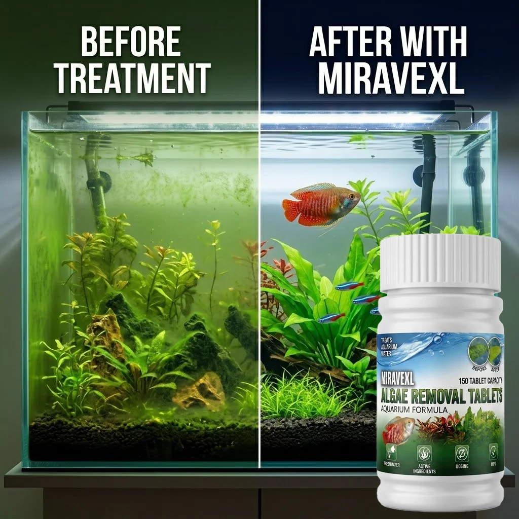 MIRAVEXL 150 Tablets Fish Tank - огляд і ціна Planted Aquarium Cleaning