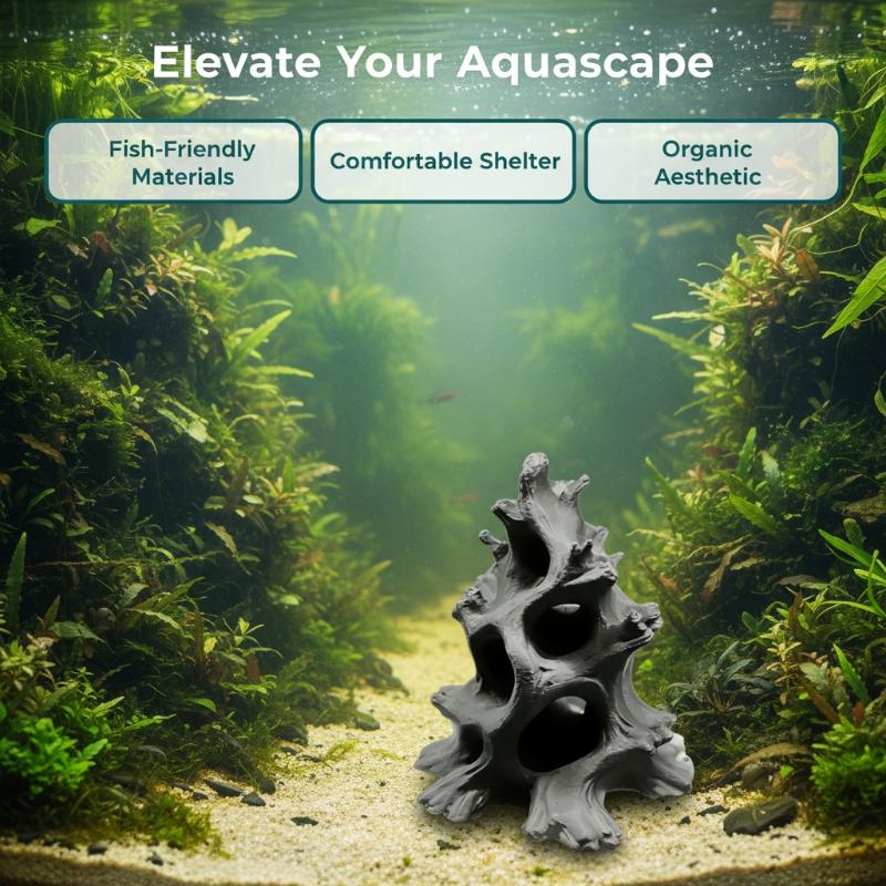 Hidden Multi-Hole Natural Drif - огляд і ціна Aquarium Plant Substrate