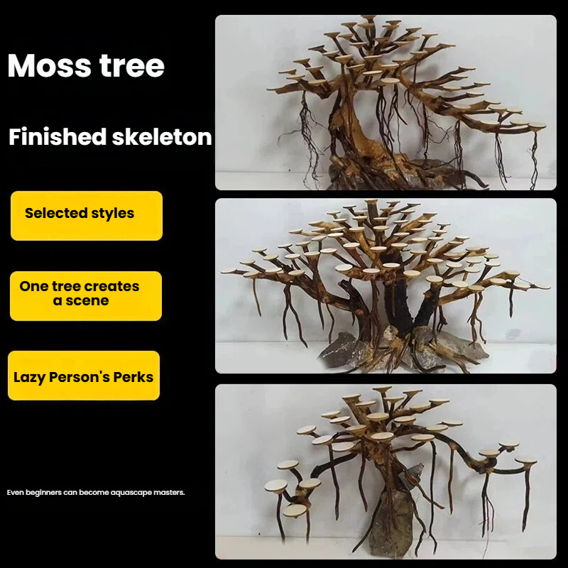 Aquarium Landscaping Moss Tree - огляд і ціна Aquarium Plant Substrate