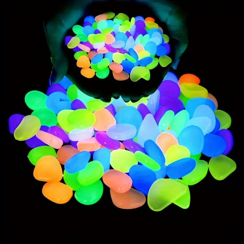 100pcs Resin Luminous Stones G - огляд і ціна Plant Aquarium Pot