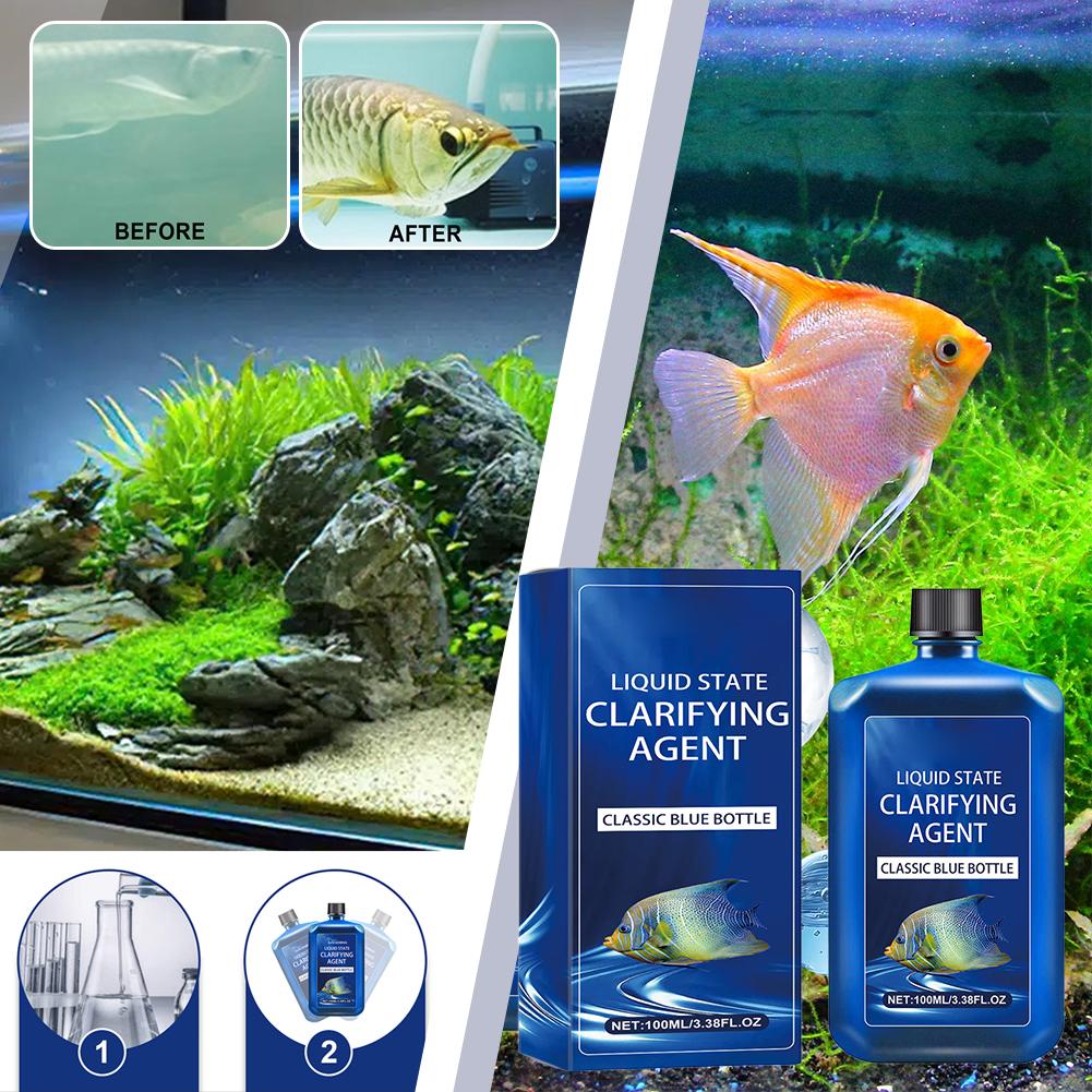 Aquarium Water Clarifier 100ml - огляд і ціна Planted Aquarium Cleaning