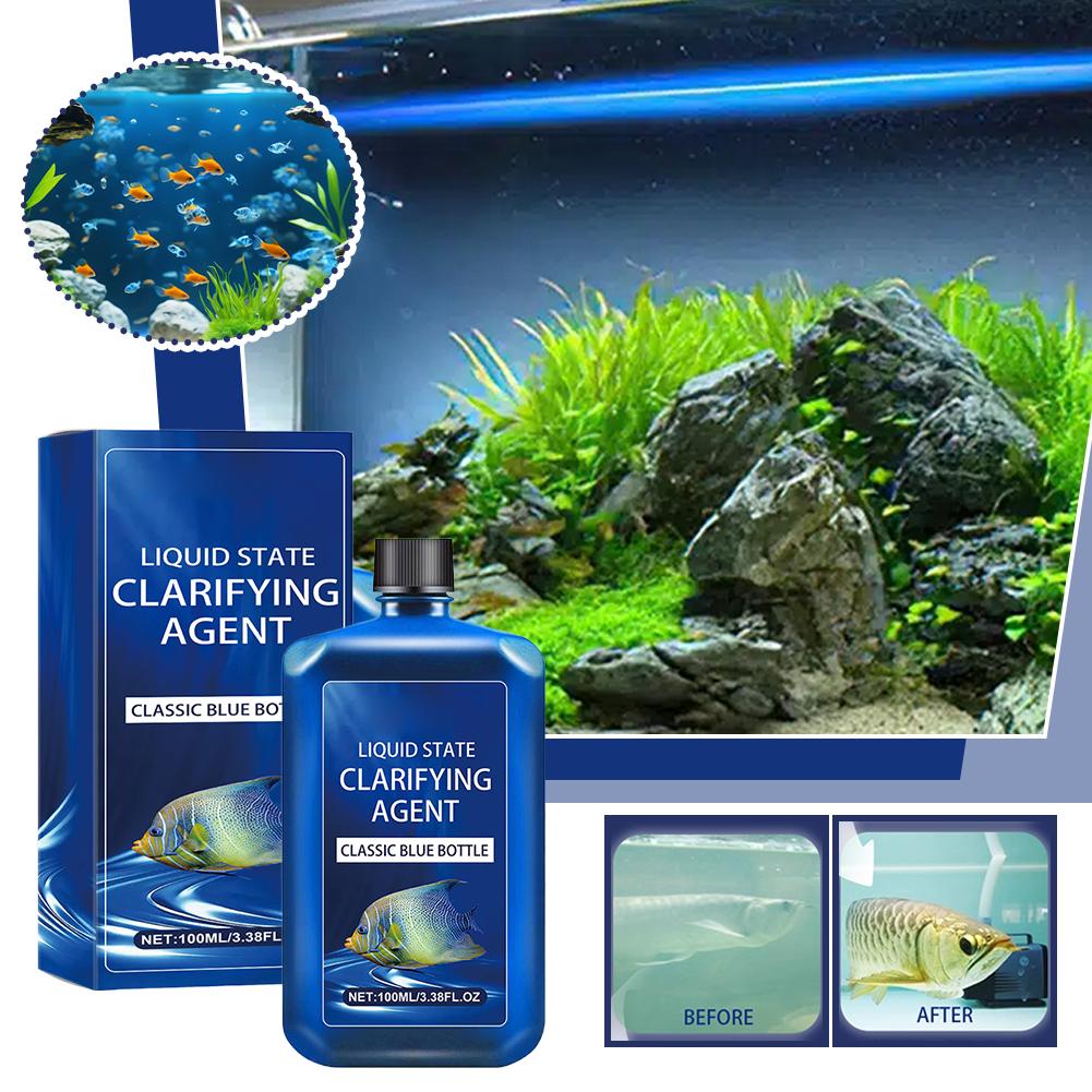 Aquarium Water Clarifier 100ml - огляд і ціна Planted Aquarium Cleaning